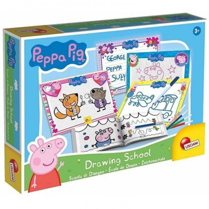 PEPPA PIG SCHOOL OF DRAWING 92215 LISCIANI ΠΑΙΔΙΚΑ ΕΠΙΤΡΑΠΕΖΙΑ