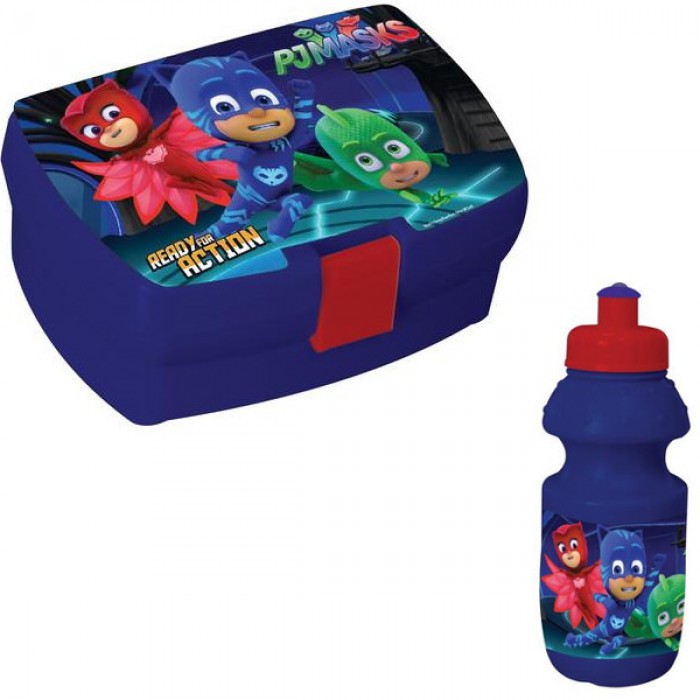 ΦΑΓΗΤΟΔΟΧΕΙΟ - ΠΑΓΟΥΡΙ ΣΕΤ PJ MASKS ΤΣΑΝΤΕΣ ΦΑΓΗΤΟΥ - ΠΑΓΟΥΡΙΑ