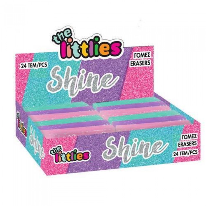 ΓΟΜΑ ME GLITTER SHINE 6ΧΡ 60x15x15mm THE LITTLIES ΓΡΑΦΙΚΗ ΥΛΗ - ΑΝΑΛΩΣΙΜΑ