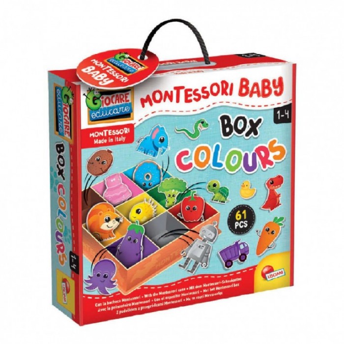 Εκπαιδευτικό Παιχνίδι Montessori Baby Box COLOURS Lisciani 92765