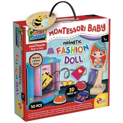 MONTESSORI BABY WOOD MAGNETIC FASHION DOLL 98361