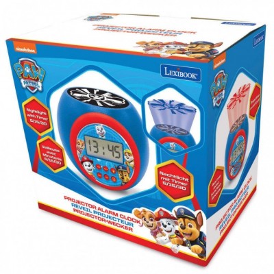 Paw Patrol Projector Alarm Clock with Timer RL977PA