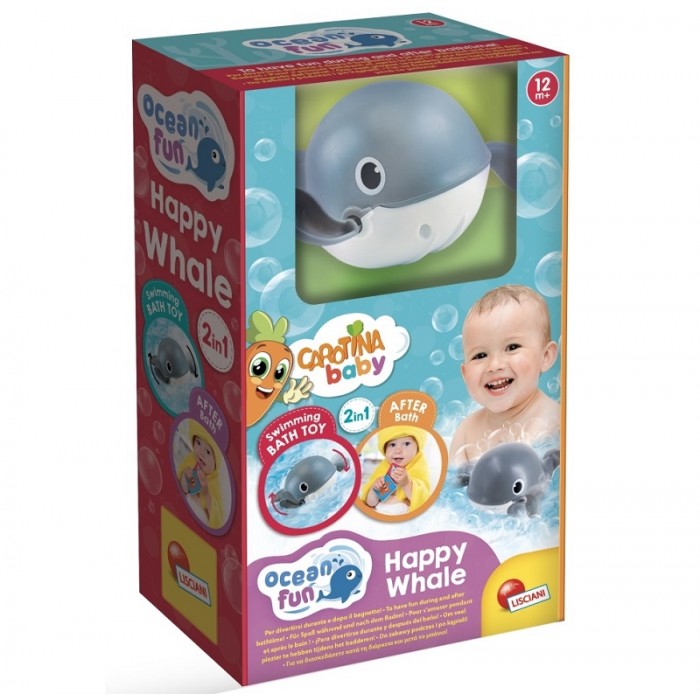 CAROTINA BABY OCEAN WHALE FUN BATH TOYS 105359