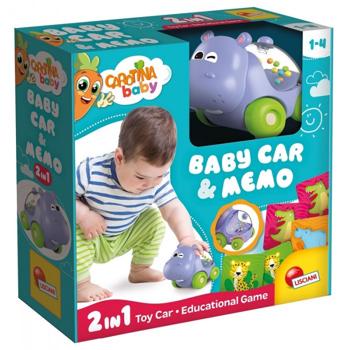 CAROTINA BABY HIPPO CAR  AND  MEMO 102273