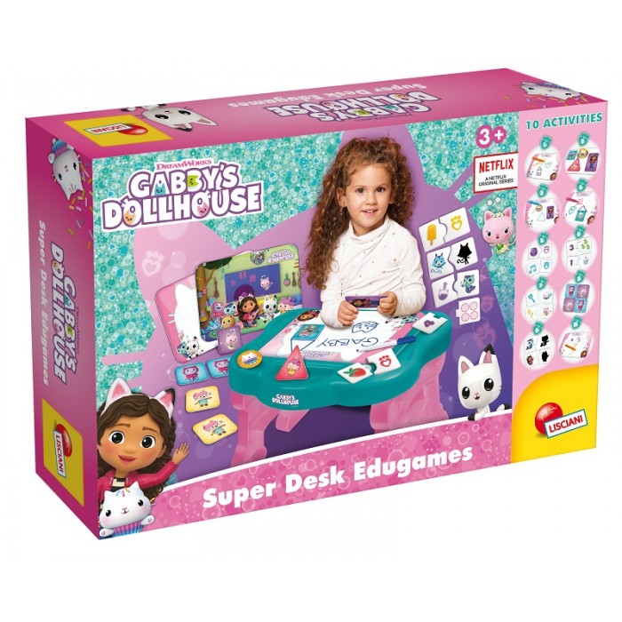 GABBY'S DOLLHOUSE SUPER DESK EDUGAMES 103355