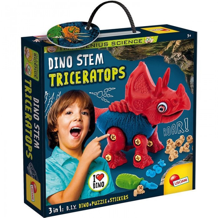 I AM A GENIUS DINO STEM TRICERATOPS 92420