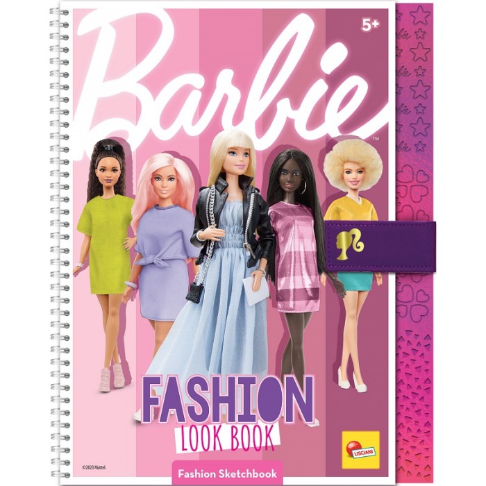 BARBIE SKETCHBOOK FASHION LOOK BOOK 12877