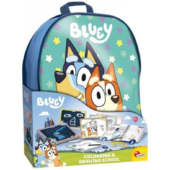 BLUEY COLOURING AND DRAWING BACKPACK 104604