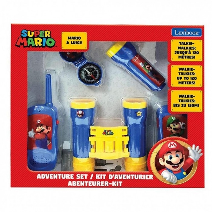 SUPER MARIO ADVENTURE SET WITH WALKIE TALKIES ΠΥΞΙΔΑ  ΚΥΑΛΙΑ 120 ΜΕΤΡΑ