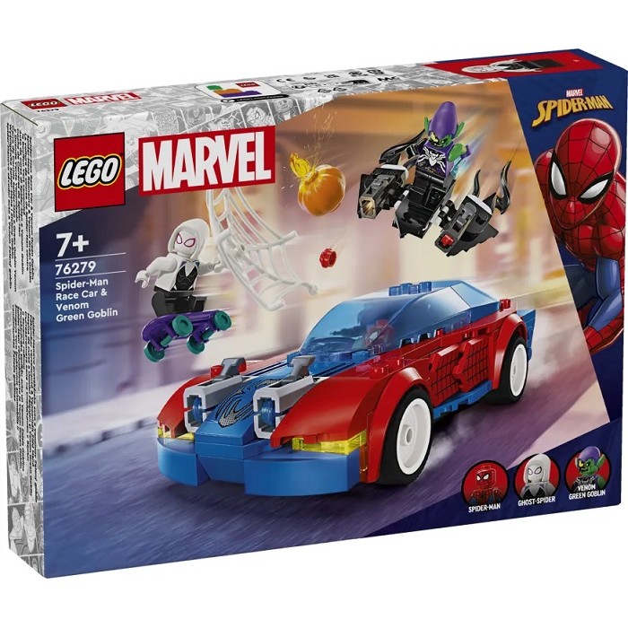 76279 SPIDER MAN RACE CAR AND VENOM GREEN GOBLIN